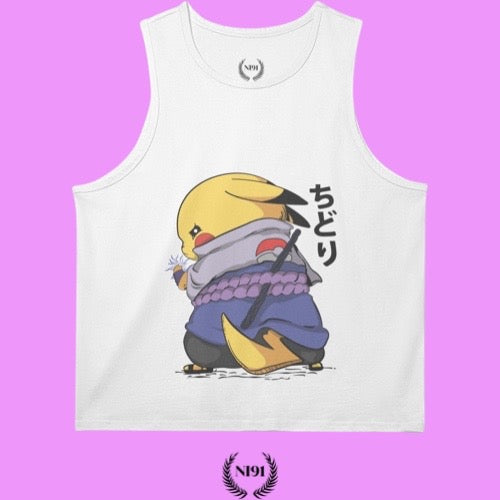 Anime x Tank Top | Pikachu Uchiha