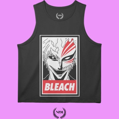 Bleach Tank Top - Deep Black (front)