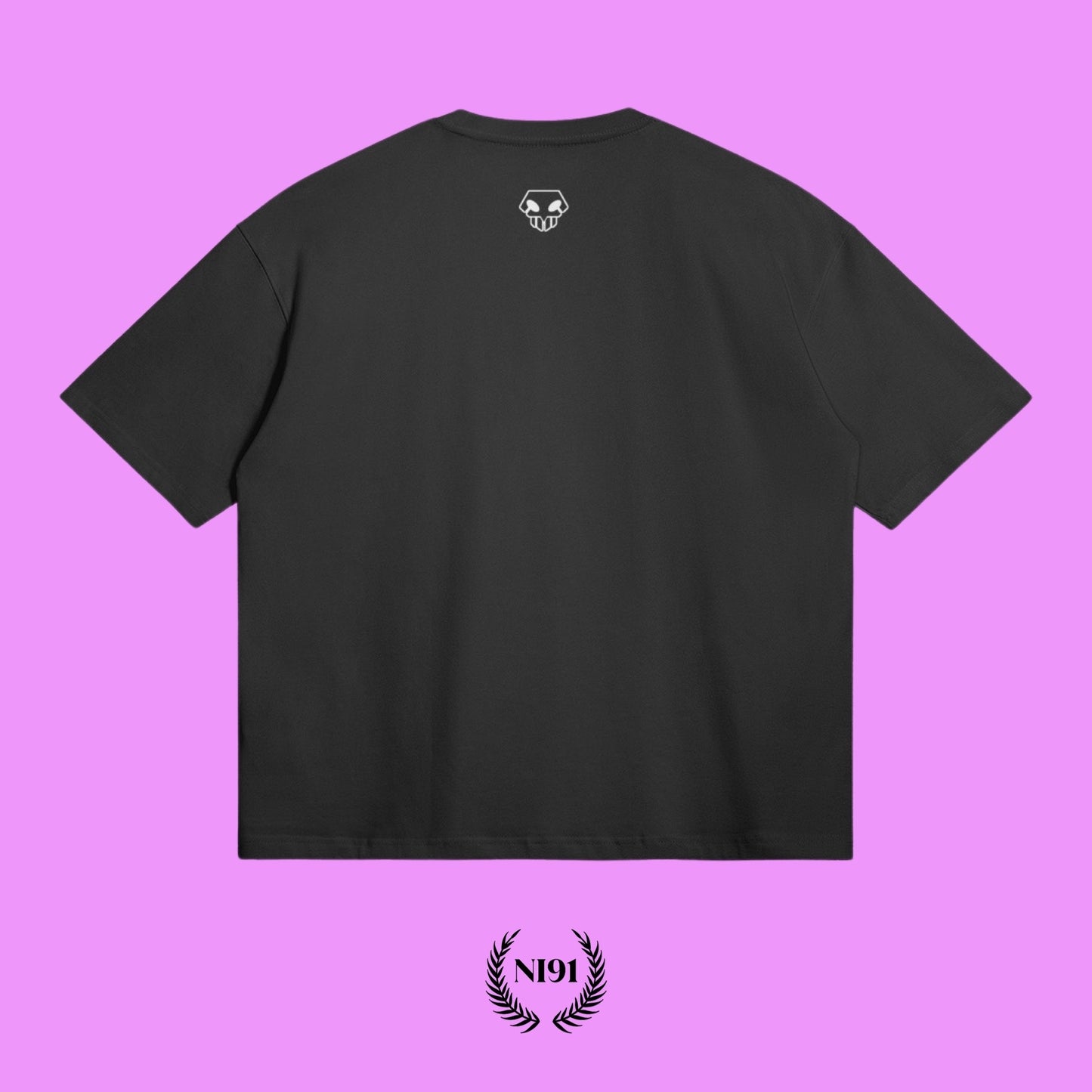 Bleach Casual oversized tee - deep black