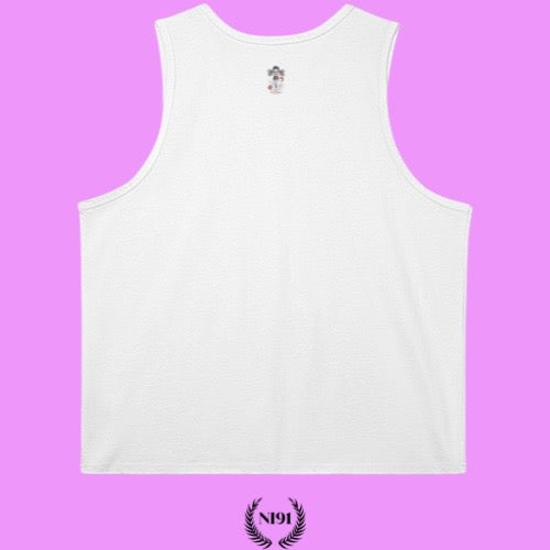 Death Note Tank Top (back) - Arctic White