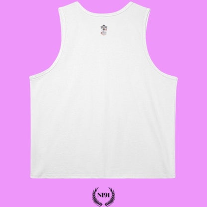 Death Note Tank Top (back) - Arctic White