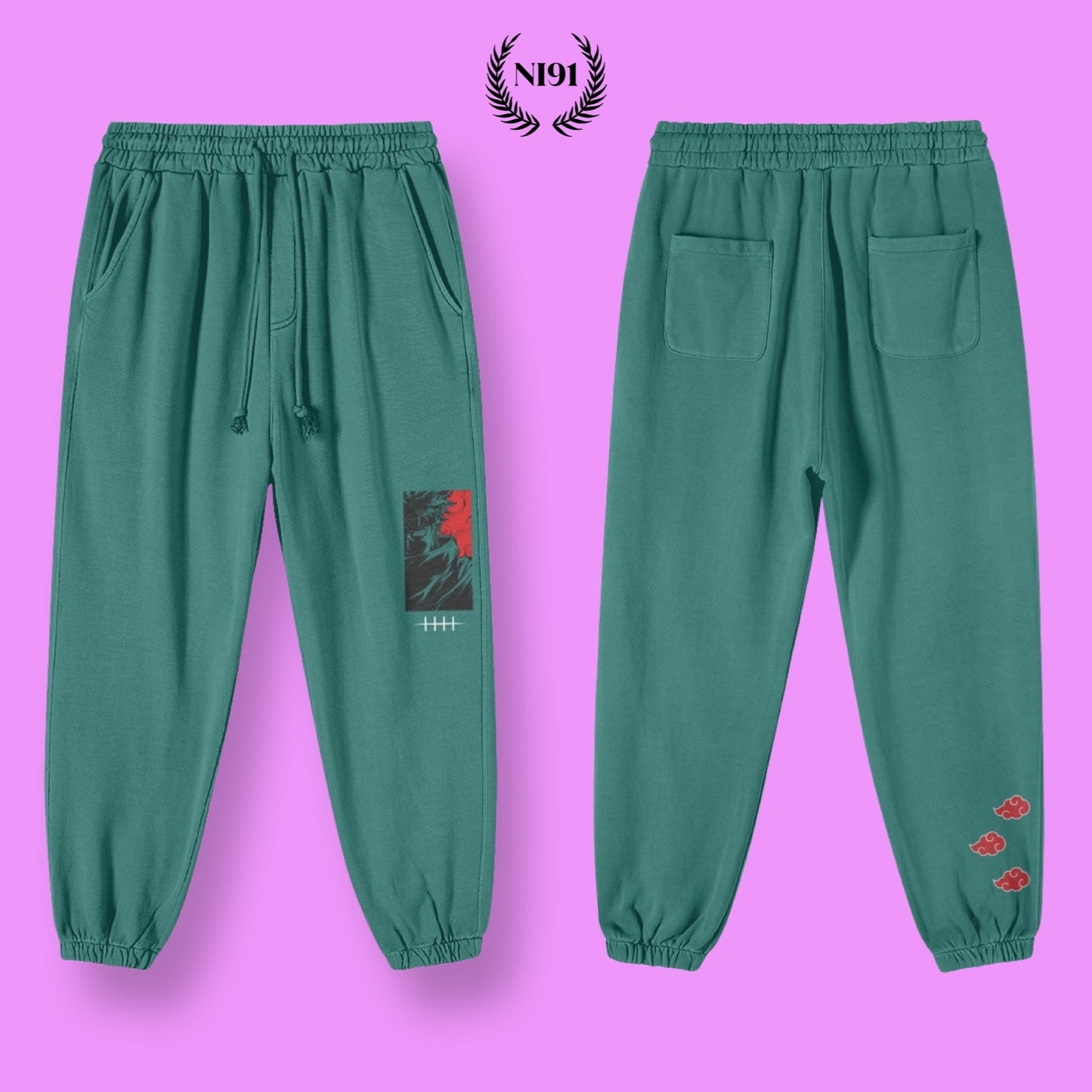 pain sweatpants - green