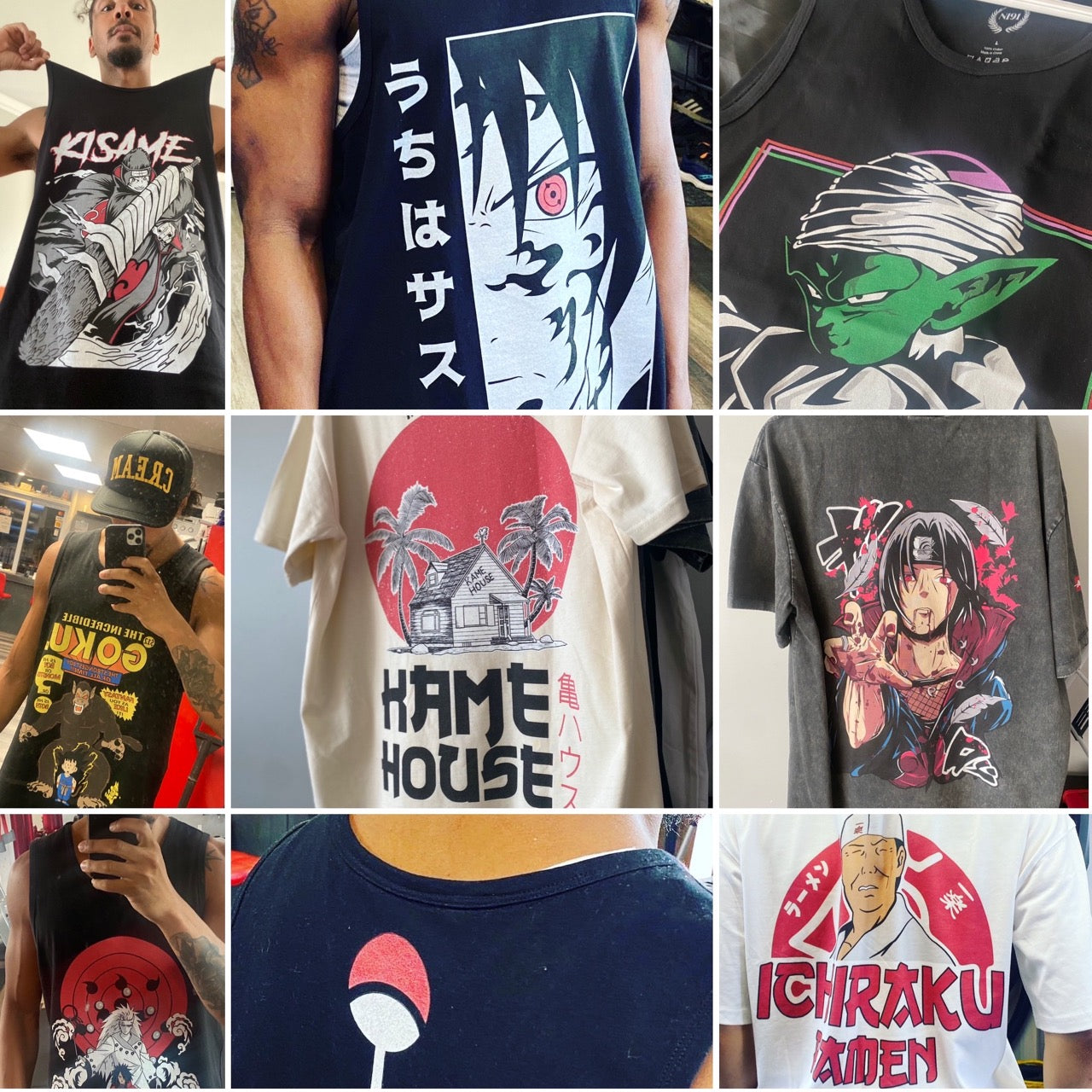 anime clothing montage - ninety-one shop