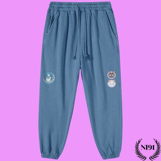 Sailor Mercury Sweatpants - Cloud Blue