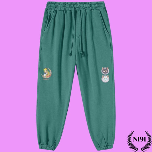 Sailor Venus Sweatpants - Pastel Green